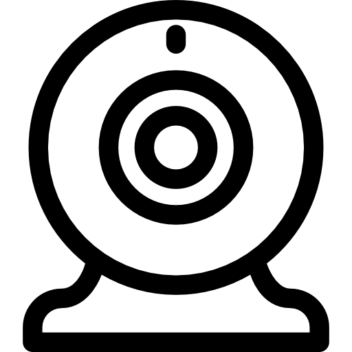 webcam Prosymbols Lineal icona