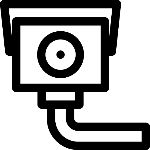 監視カメラ Prosymbols Lineal icon