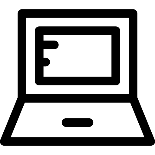 computador portátil Prosymbols Lineal Ícone
