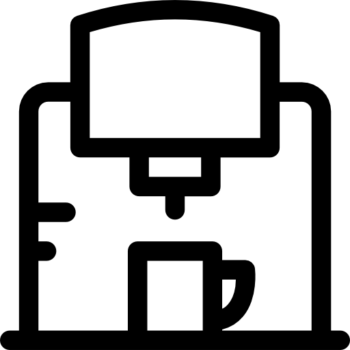 máquina de café Prosymbols Lineal Ícone