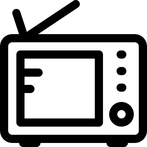 televisão Prosymbols Lineal Ícone
