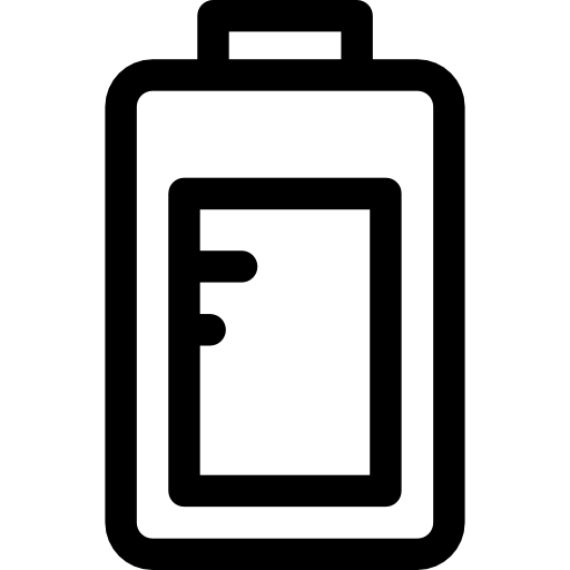 bateria Prosymbols Lineal ikona