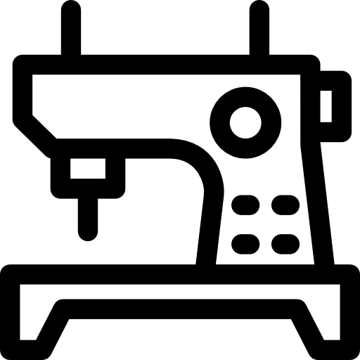 máquina de coser Prosymbols Lineal icono