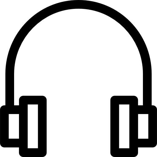 słuchawki Prosymbols Lineal ikona
