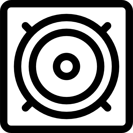 altoparlante Prosymbols Lineal icona