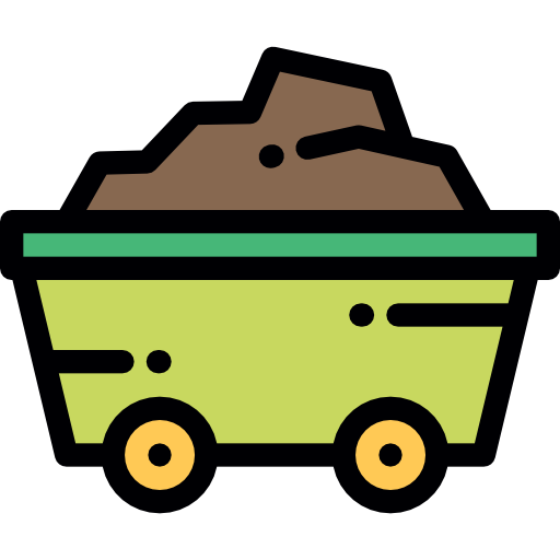 Coal Detailed Rounded Lineal color icon
