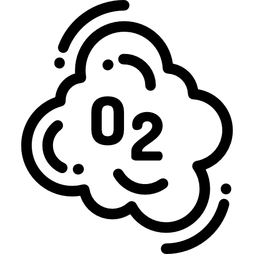 co2 Detailed Rounded Lineal icoon