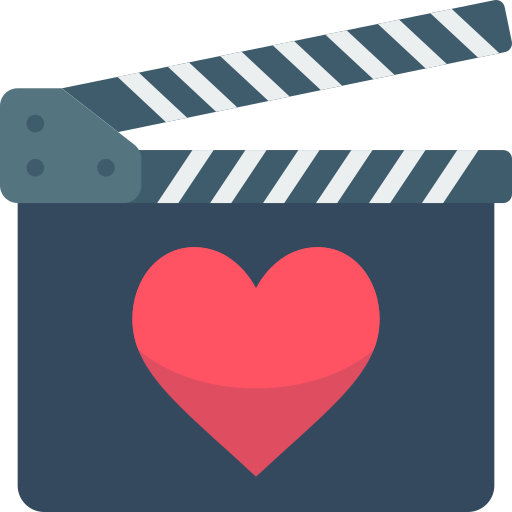 clapperboard Basic Miscellany Flat icon
