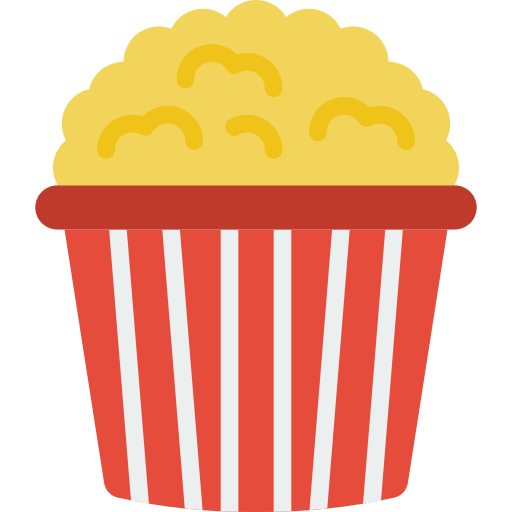 Popcorn Basic Miscellany Flat icon