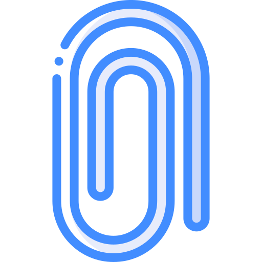 clip Basic Miscellany Blue icon
