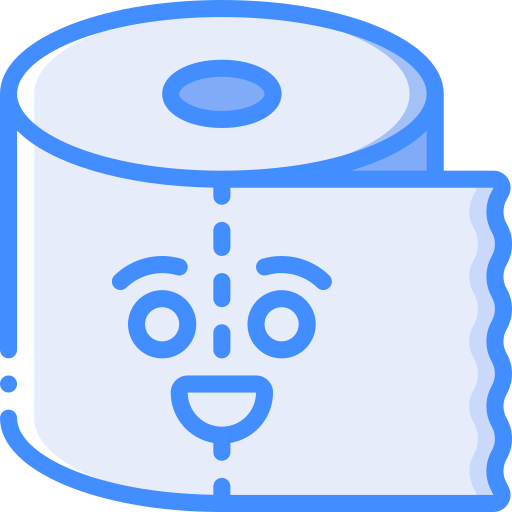 トイレットペーパー Basic Miscellany Blue icon