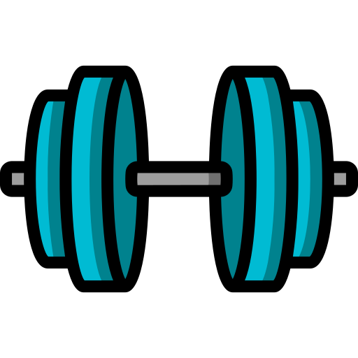 Dumbell Basic Miscellany Lineal Color icon