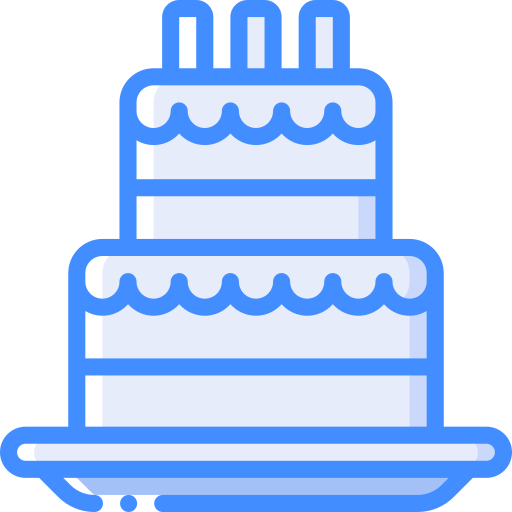 torta di compleanno Basic Miscellany Blue icona