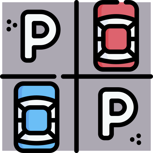 Parking area Special Lineal color icon