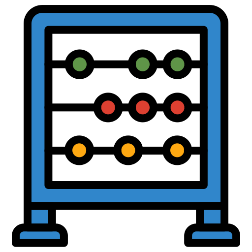 Abacus Generic Outline Color icon