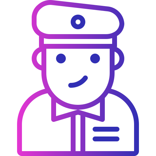 polizei Generic Gradient icon