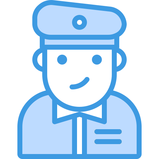 警察 Generic Blue icon