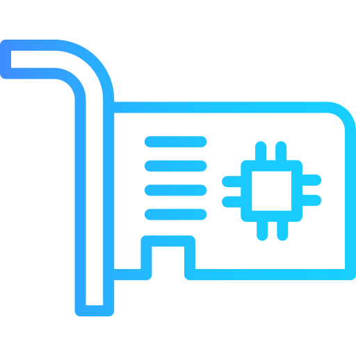 netzwerkkarte Generic Gradient icon