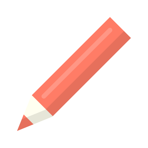 crayon de couleur Generic Flat Icône