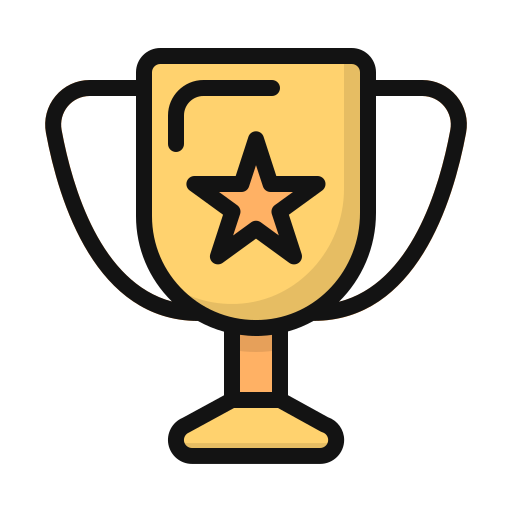 Trophy Generic Outline Color icon