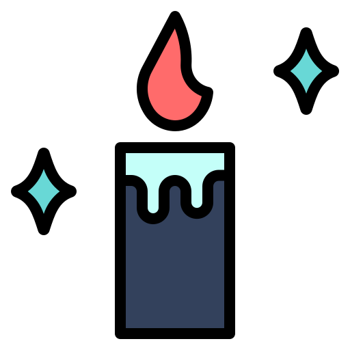 kaarsen Generic Outline Color icoon