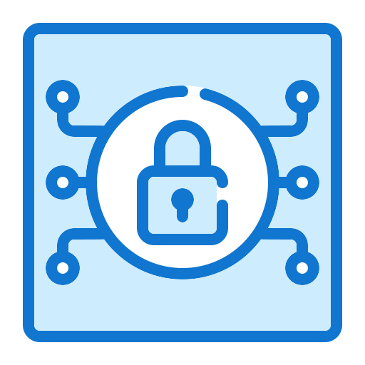 sécurité des fichiers Generic Blue Icône