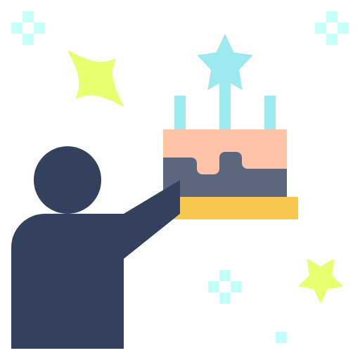 お誕生日おめでとう Generic Flat icon