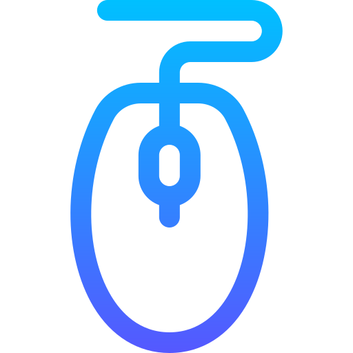 mysz Basic Gradient Lineal color ikona