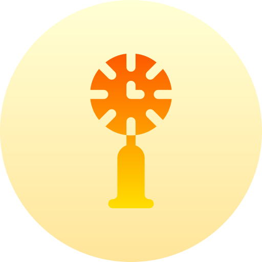 時計 Basic Gradient Circular icon