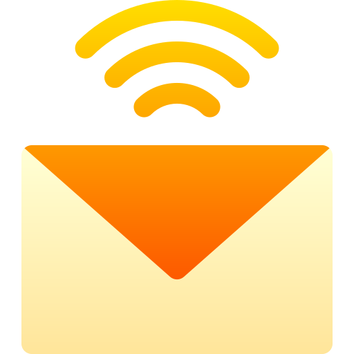 Электронное письмо Basic Gradient Gradient иконка