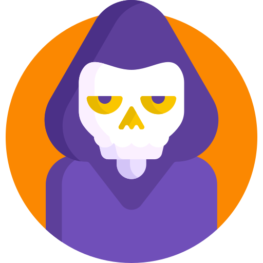 Grim reaper Detailed Flat Circular Flat icon