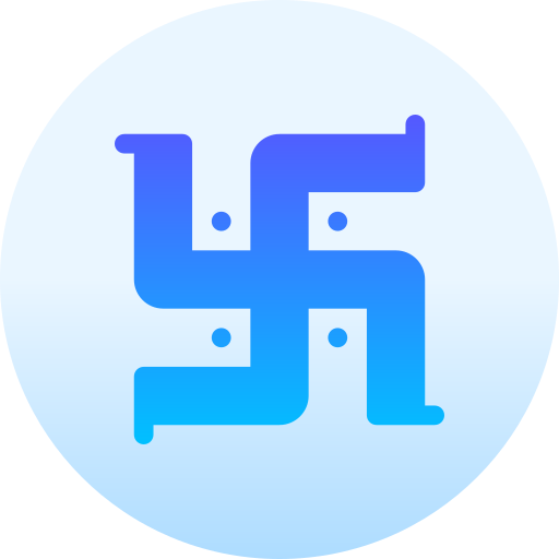 Swastika Basic Gradient Circular icon