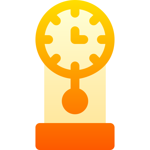 zegar z kukułką Basic Gradient Gradient ikona