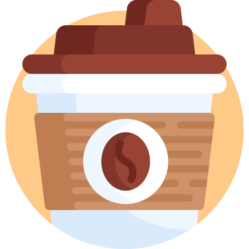 コーヒー Detailed Flat Circular Flat icon
