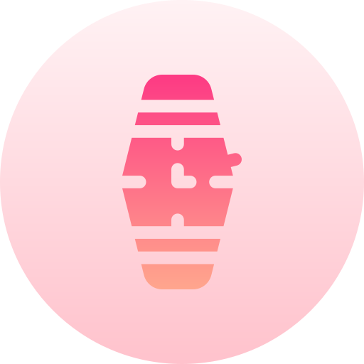 손목 시계 Basic Gradient Circular icon