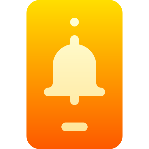 sino de notificação Basic Gradient Gradient Ícone
