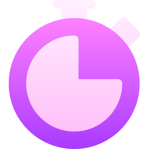 cronometro Basic Gradient Gradient icona