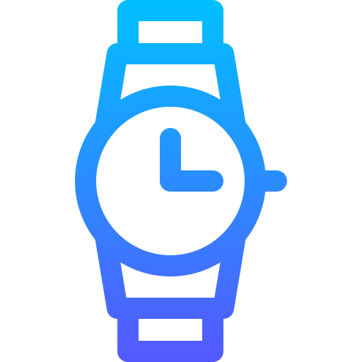Wristwatch Basic Gradient Lineal color icon