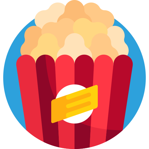 popcorn Detailed Flat Circular Flat icoon