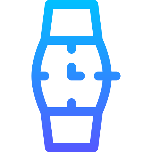 Wristwatch Basic Gradient Lineal color icon