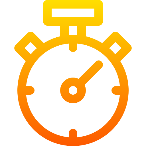 stoppuhr Basic Gradient Lineal color icon