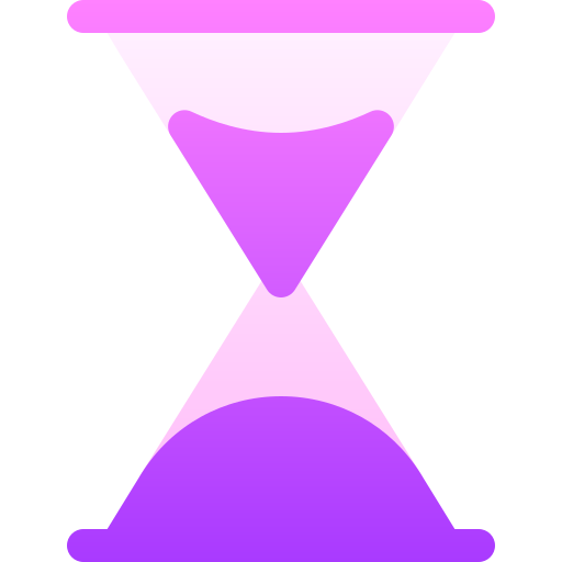 reloj de arena Basic Gradient Gradient icono