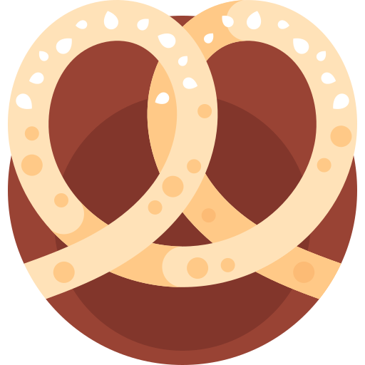 Pretzel Detailed Flat Circular Flat icon