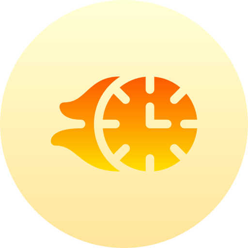 klok Basic Gradient Circular icoon