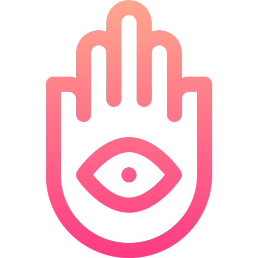 hamsa Basic Gradient Lineal color icono