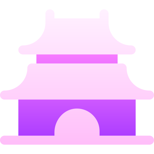Pagoda Basic Gradient Gradient icon