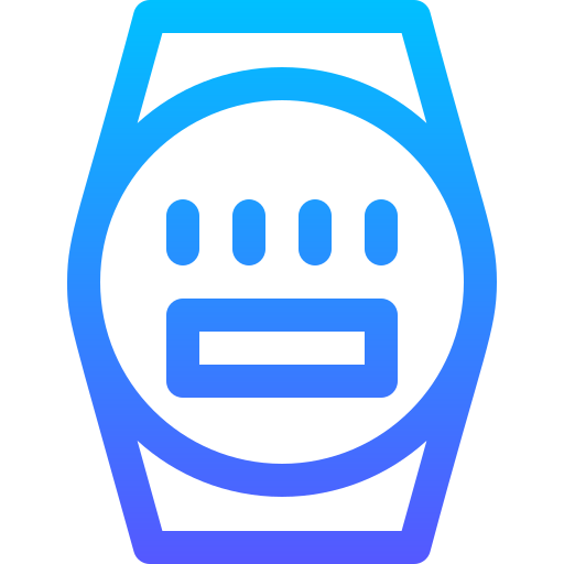 손목 시계 Basic Gradient Lineal color icon