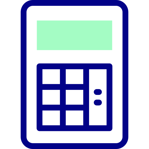 Калькулятор Detailed Mixed Lineal color иконка