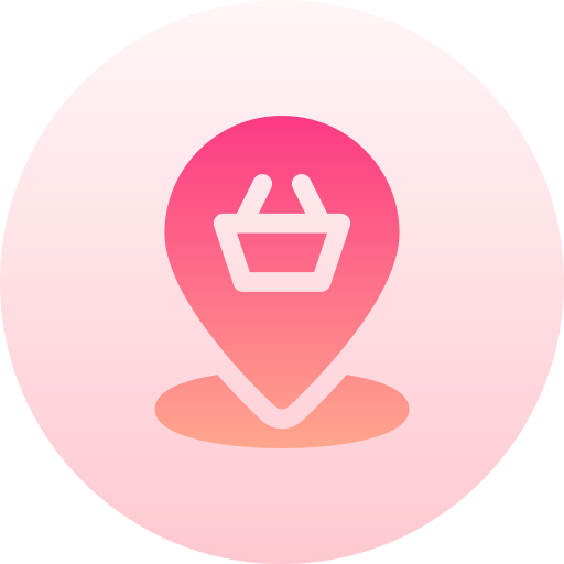 Shopping store Basic Gradient Circular icon