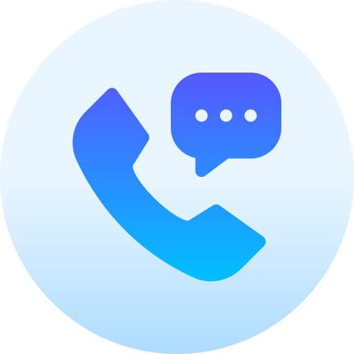 Phone call Basic Gradient Circular icon